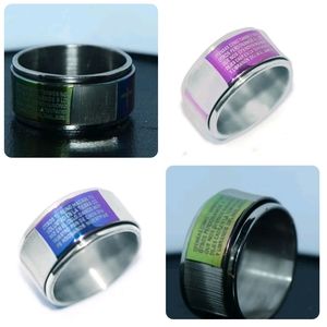 Big Bible Cross Mens Womens Wide Ring size 10